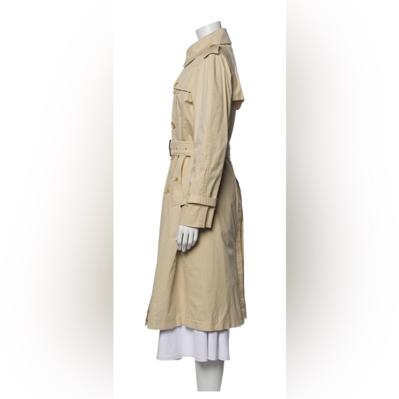 Burberry Tan Double-Breasted Trench Coat - Picture 2 of 16